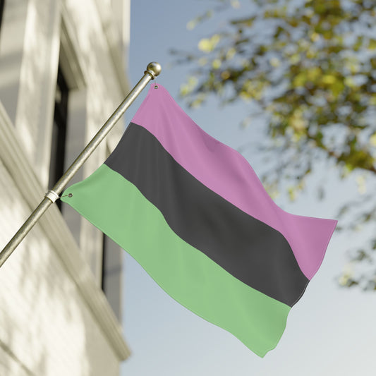 24'' × 36'' Desinoromantic Pride Flag with Grommets