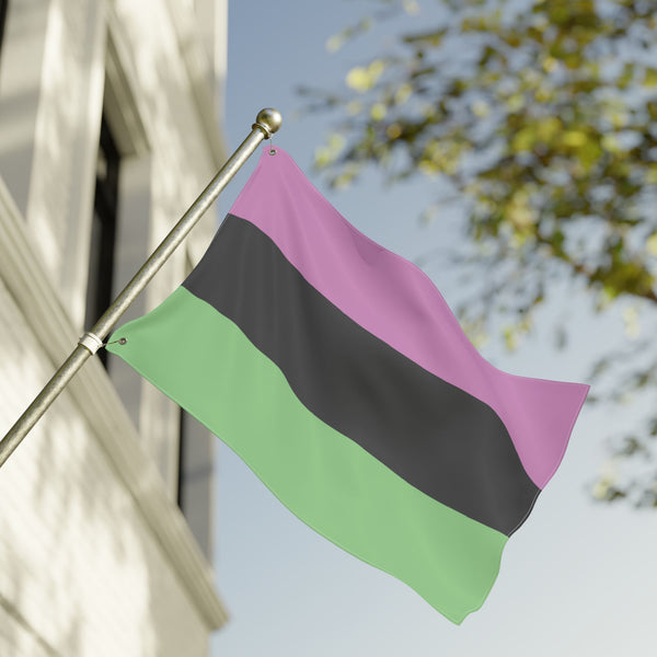 24'' × 36'' Desinoromantic Pride Flag with Grommets