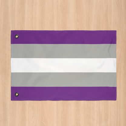Greysexual Pride Flag with Grommets