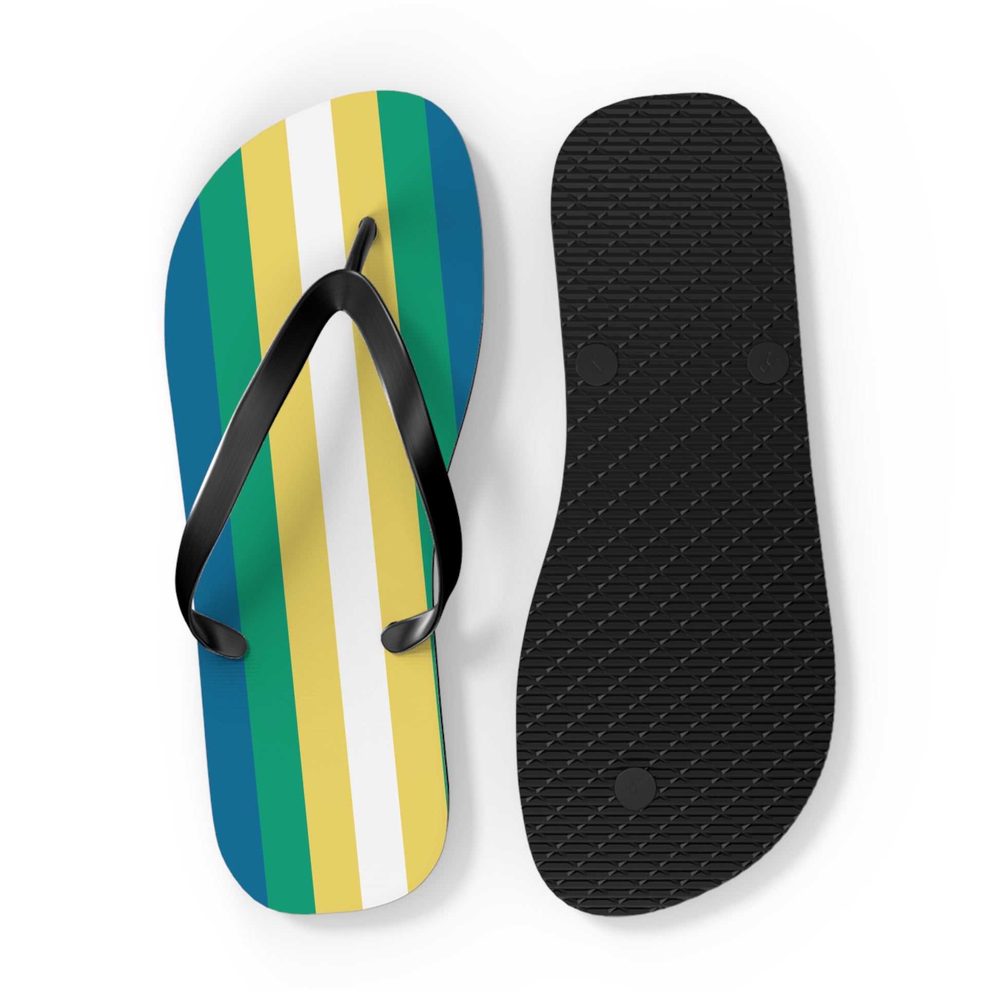 Non-Binary Man Pride Flip Flops