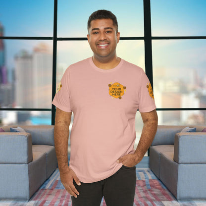 Peach Custom Orange, Yellow & Peach Tees for BELLA+CANVAS® 3001