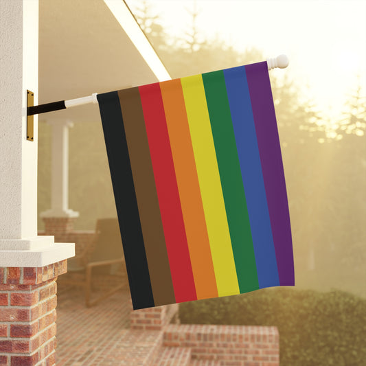 Philadelphia Philly Rainbow Pride Garden Banner
