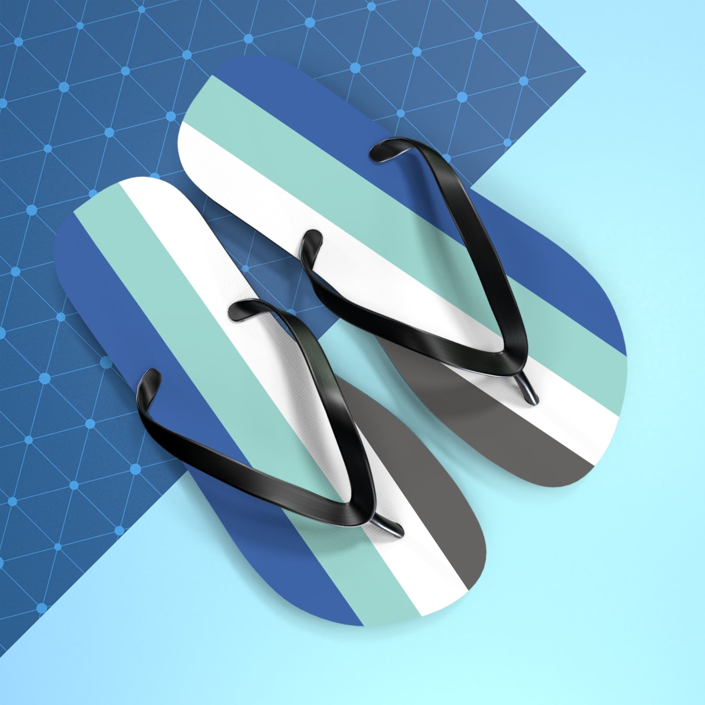 Fraysexual Pride Flip Flops