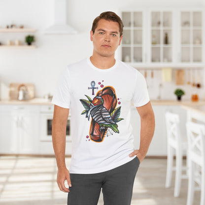 Mummy Lovebird Hand-Drawn & Hand-Colored Tee