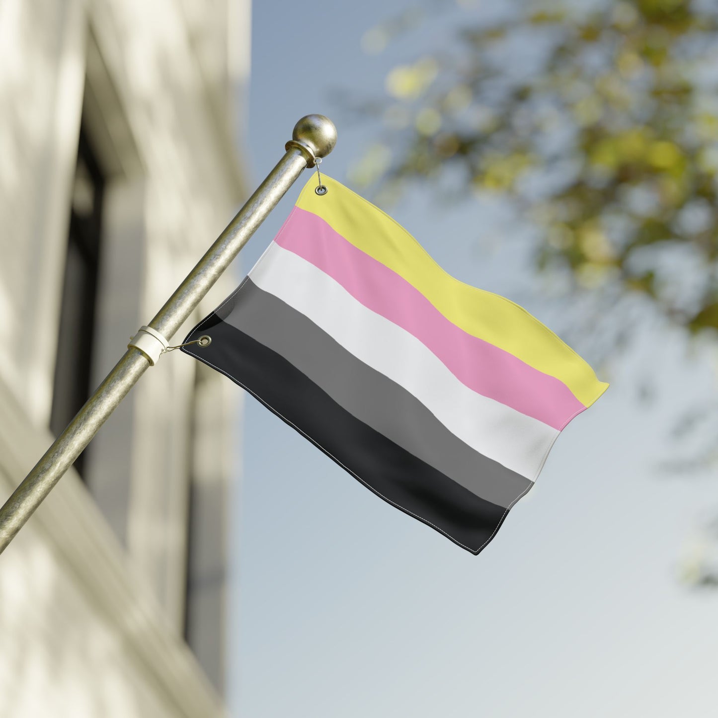 12'' × 18'' Queerplatonic Double-Sided Pride Flag with Grommets