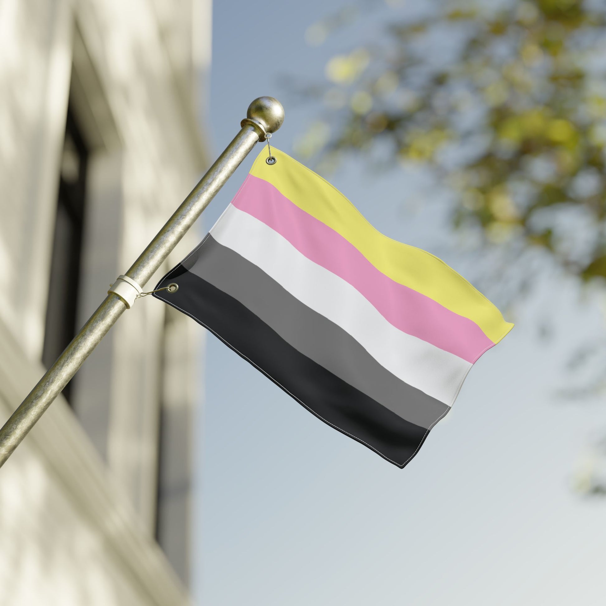 12'' × 18'' Queerplatonic Double-Sided Pride Flag with Grommets