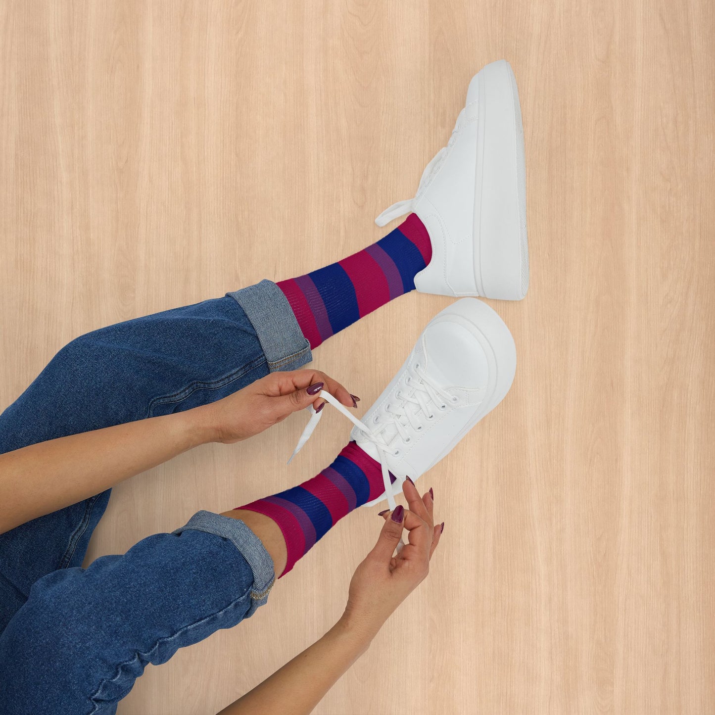 Bisexual Pride Socks