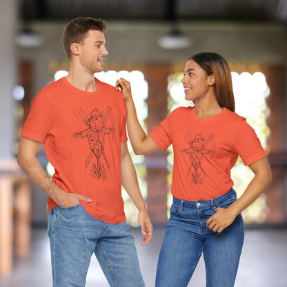 Scarecrow Lovebird, Line Art Tee