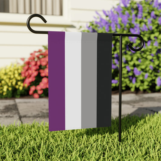Asexual Pride Garden Banner, LGBTQ+ Decorative Yard Flag, LGBT House Banner