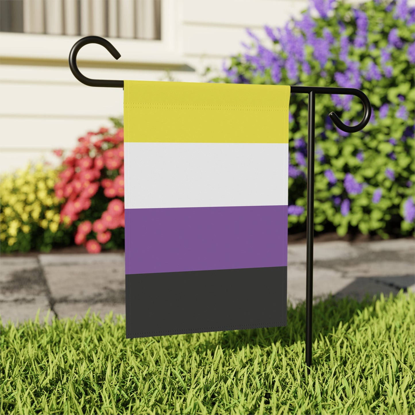 12'' × 18'' Non-Binary Pride Garden Flag Banner