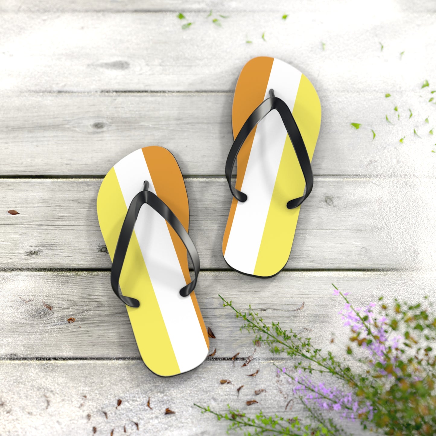 M Black sole Maverique Pride Flip Flops