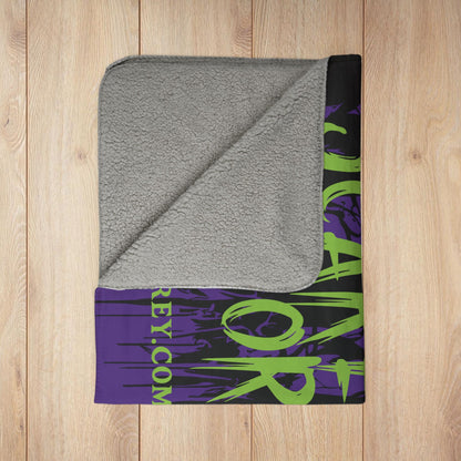 I Love Being a Scare Actor Personalized Fleece Sherpa Blanket • Irvine Ondrey Engineering