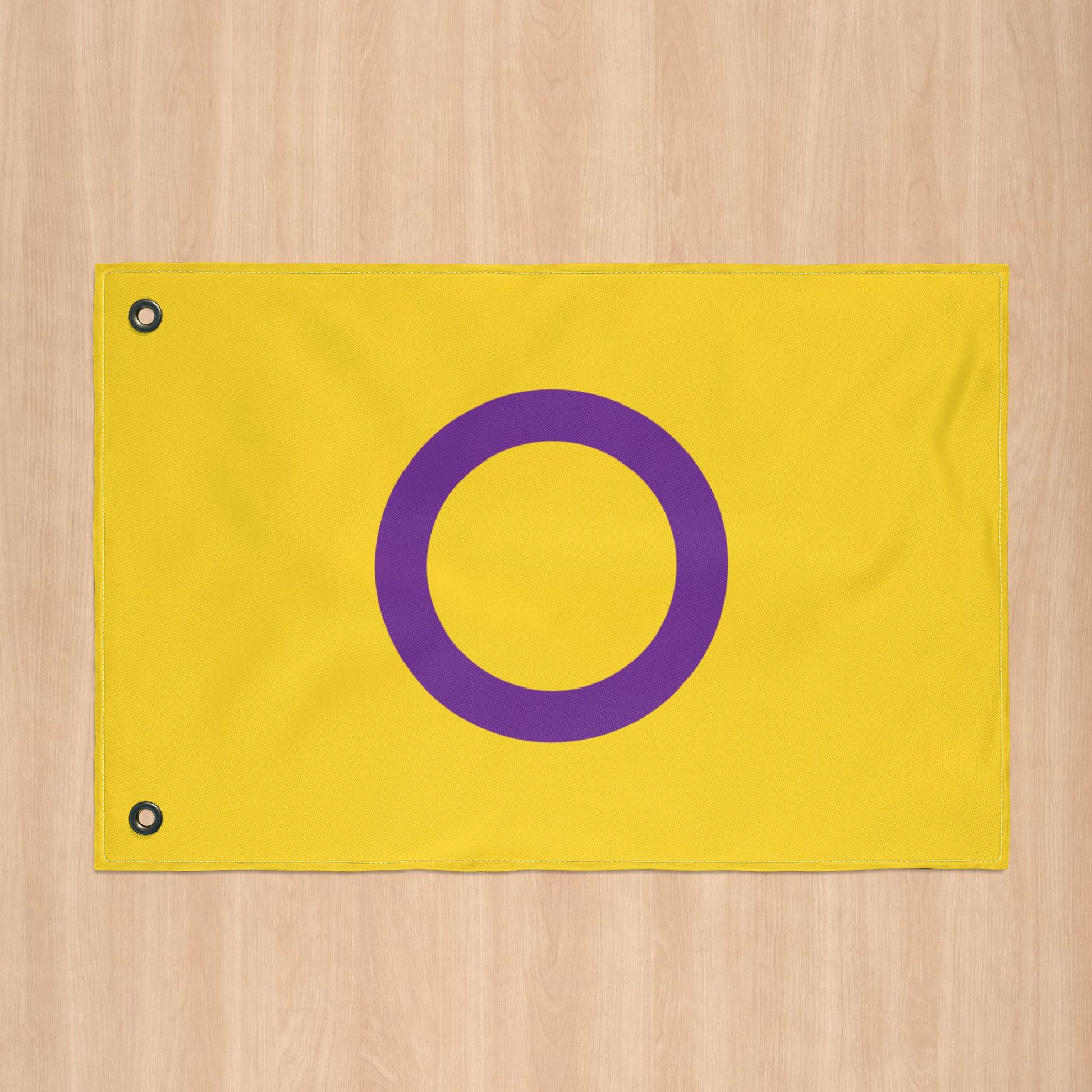 Intersex Pride Flag with Grommets
