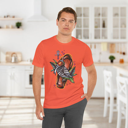Mummy Lovebird Hand-Drawn & Hand-Colored Tee