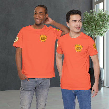 Custom Orange, Yellow & Peach Tees for BELLA+CANVAS® 3001