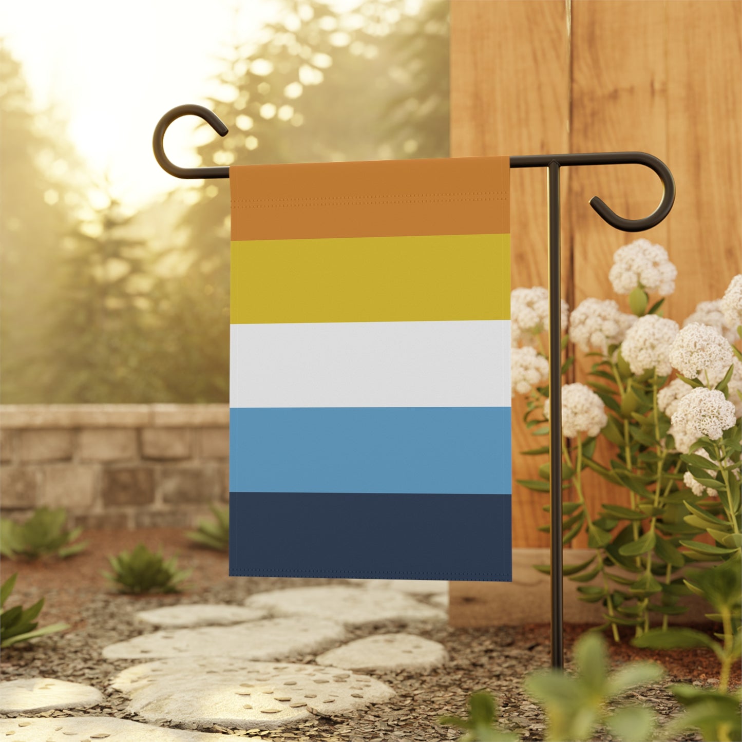 Aromantic Asexual Pride Garden Flag Banner