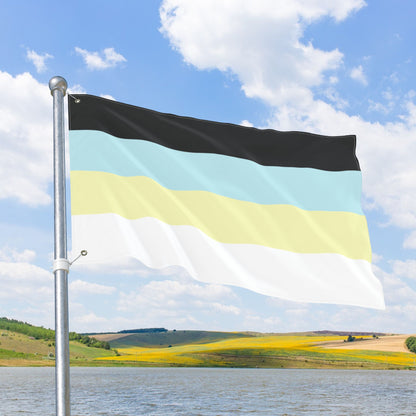 Requiesromantic 4-Stripe Pride Flag with Grommets