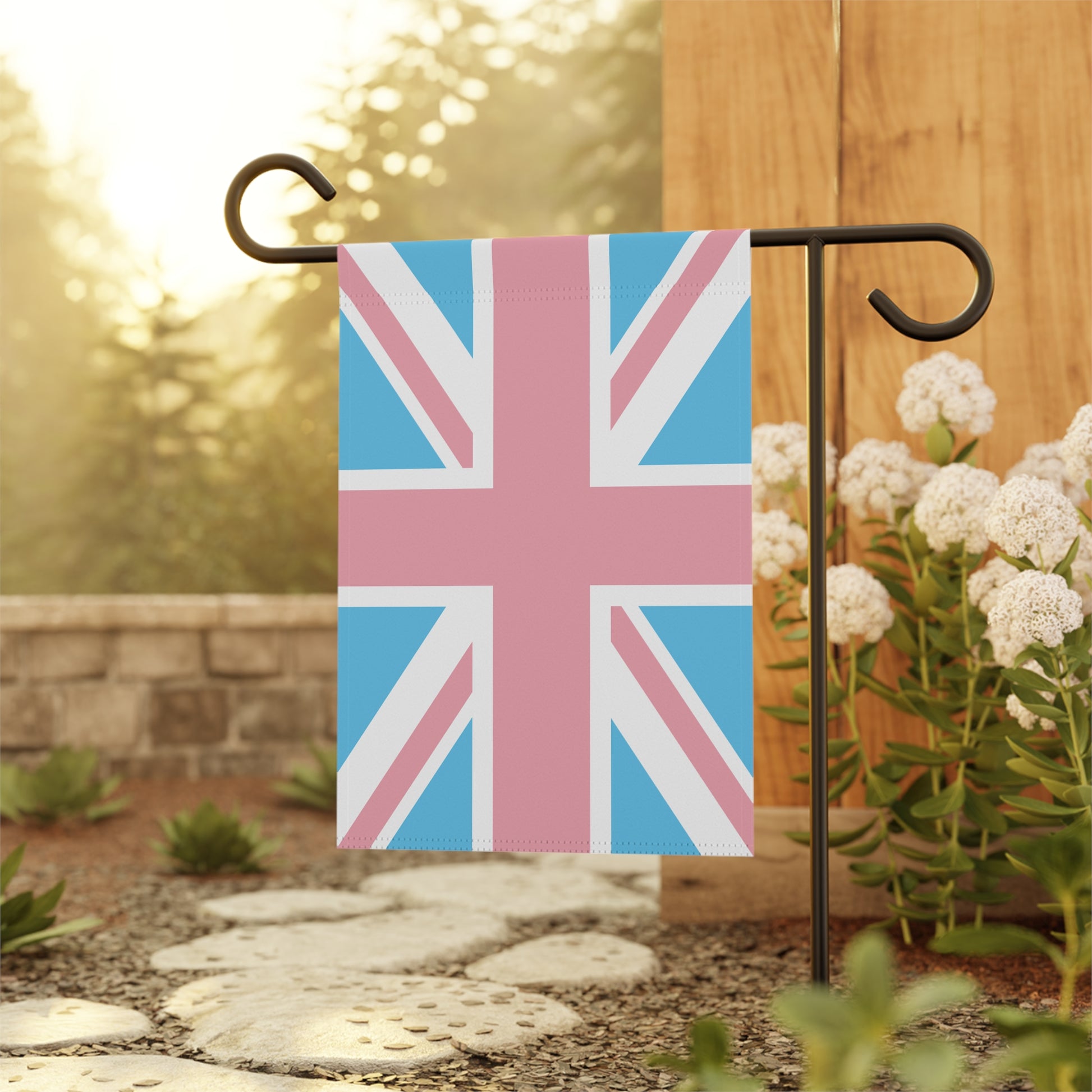 UK Transgender Pride Garden Flag Banner