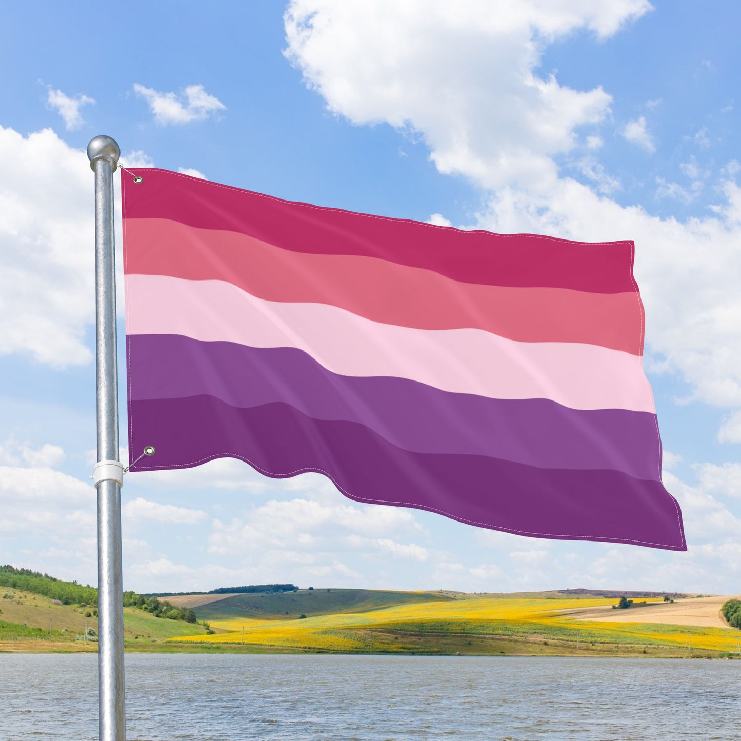 Aceflux Gradient Pride Flag with Grommets