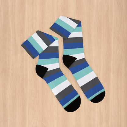 Fraysexual Pride Socks