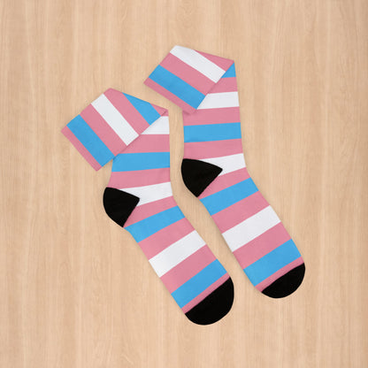 Transgender Pride Socks