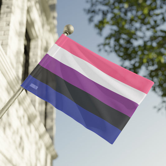 Genderfluid Pride Flag (Single Sided Print), LGBTQIA+ Fluid Pride Flags