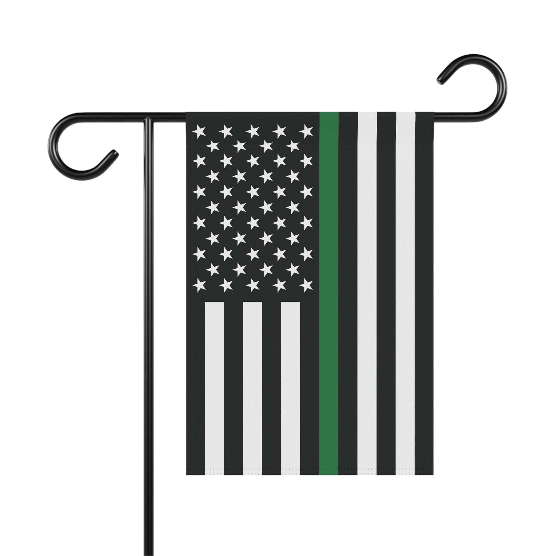 USA Thin Green Line American Flag Garden Flag Banner