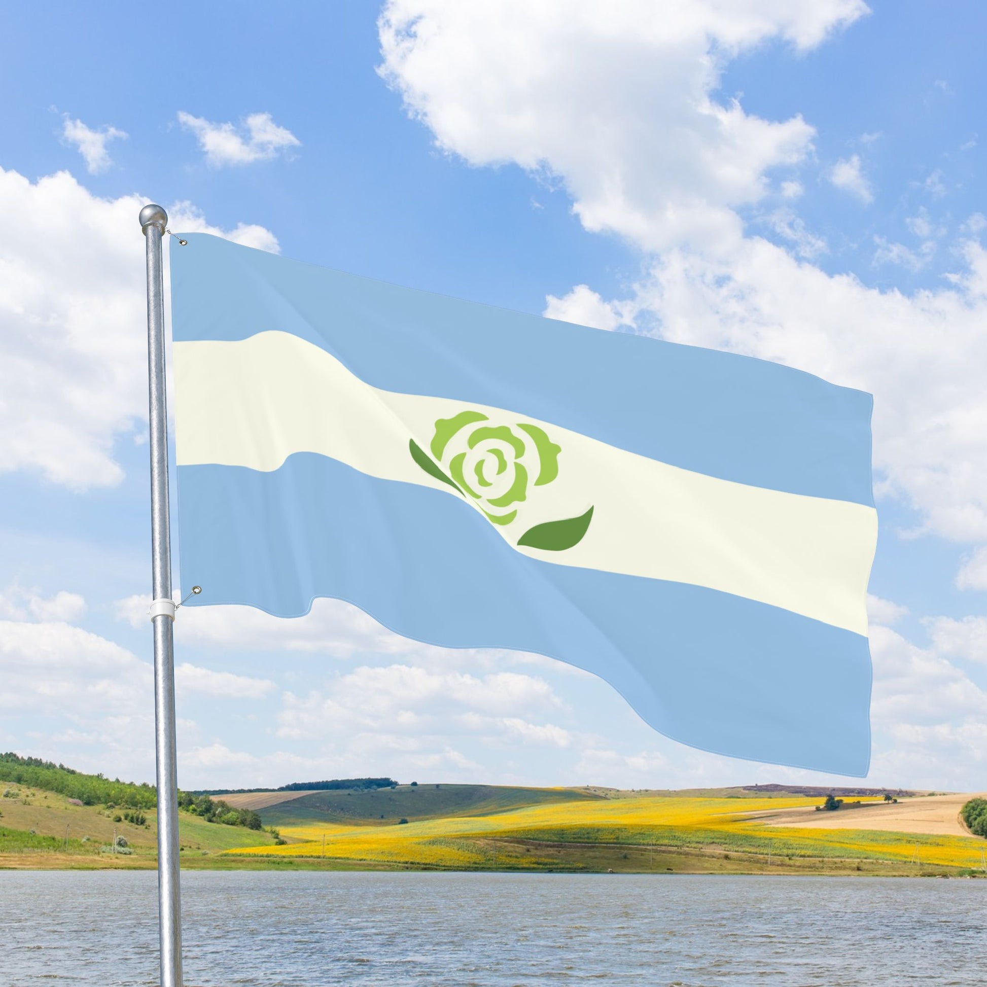 Achillean Double-Sided Pride Flag with Grommets