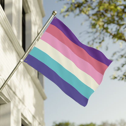 30'' × 40'' Aurora Lesboy Pride Flag with Grommets