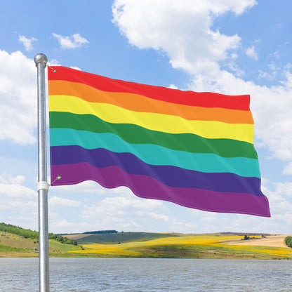 Rainbow Pride 7-Stripe with Grommets