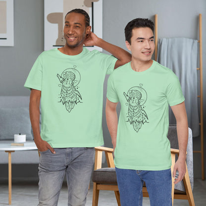 Bride of Frankenstein Lovebird, Line Art Tee