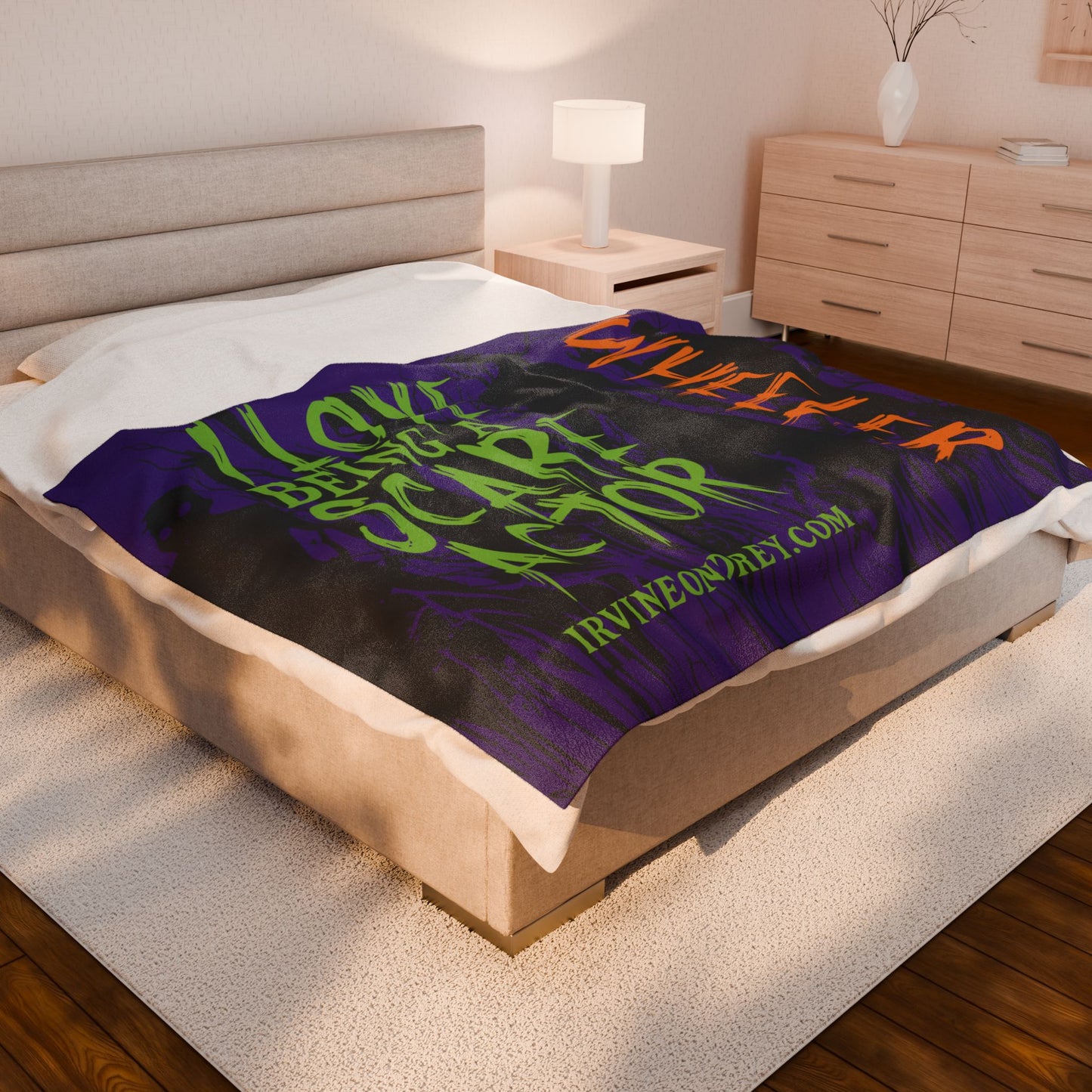 I Love Being a Scare Actor Personalized Blanket