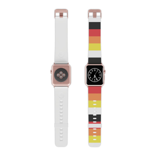 7.5'' × 0.75'' 42 - 44 mm Rose Gold Lithromantic Pride Apple Watch Sport Band