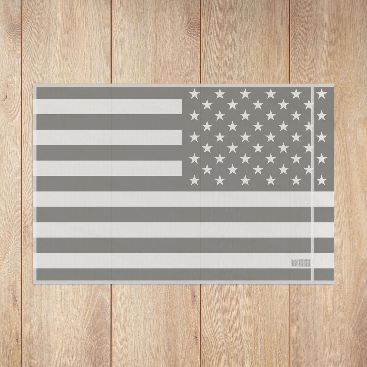 Black & White U.S.A. Flag