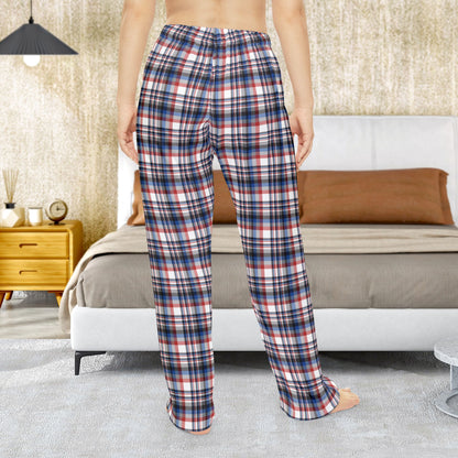 Women’s White, Grey, Red & Blue Gurnee IL Pajama Pants