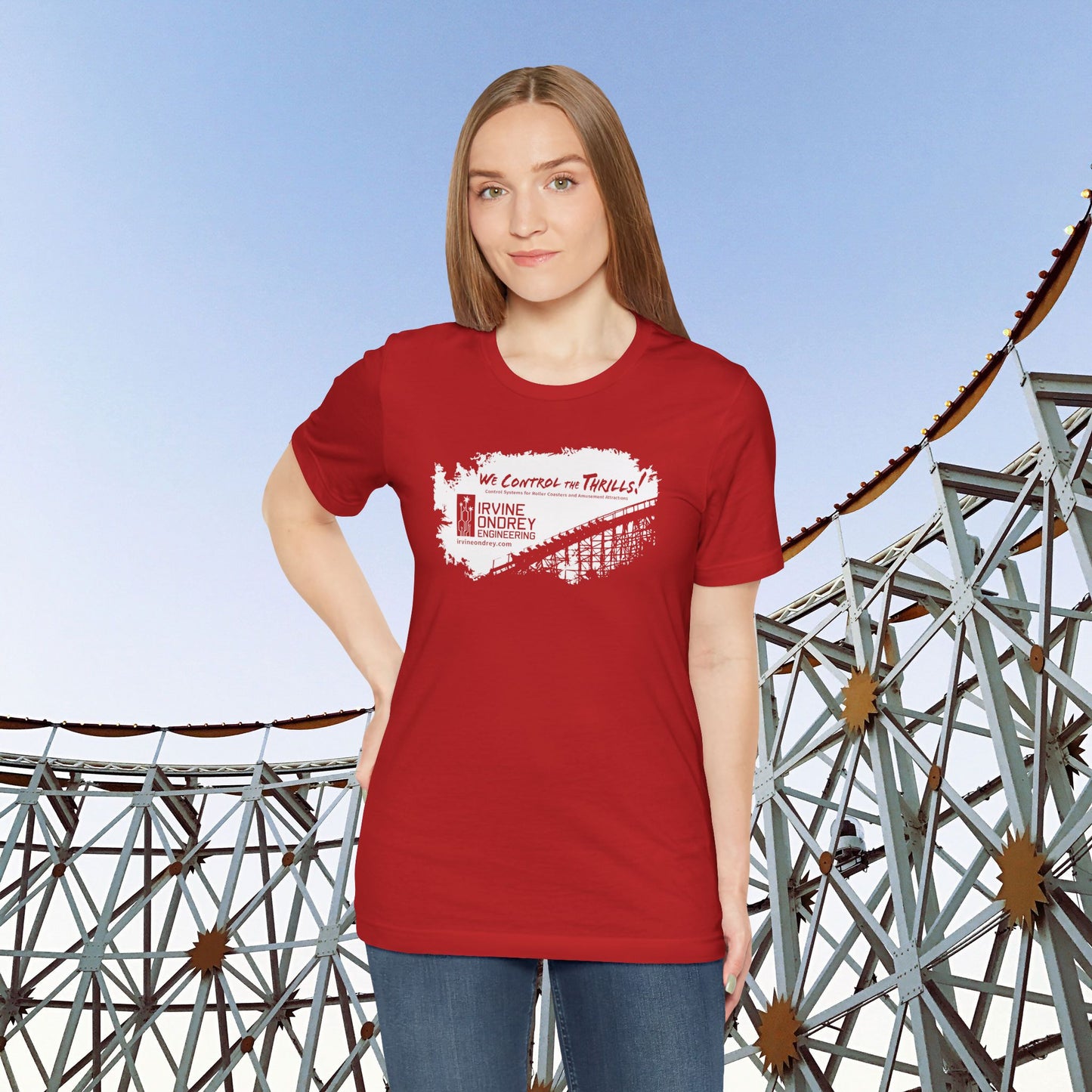 OG Woodie Tee (FRONT graphic) • Irvine Ondrey Engineering