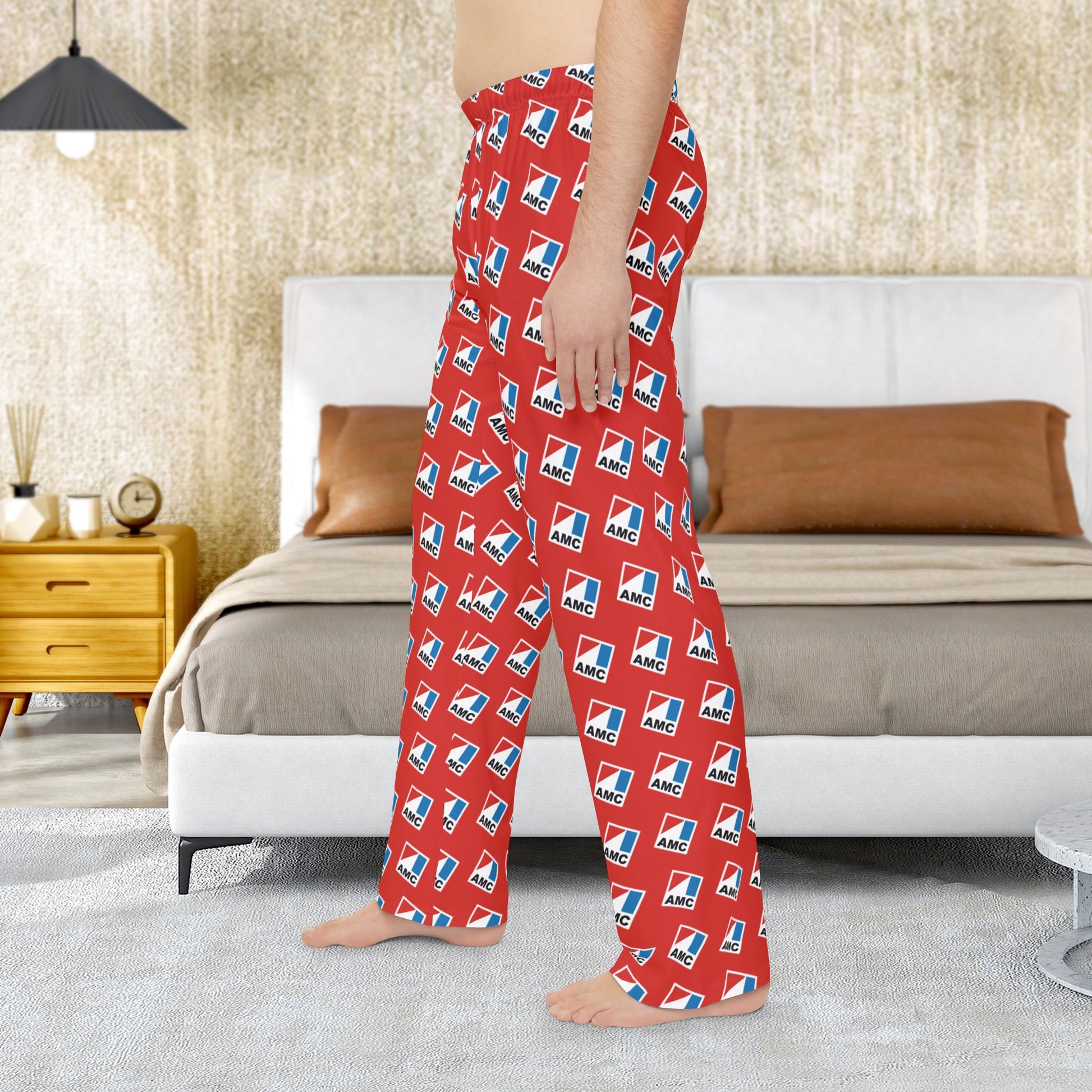 Men’s AMC Logo Red Pajama Pants
