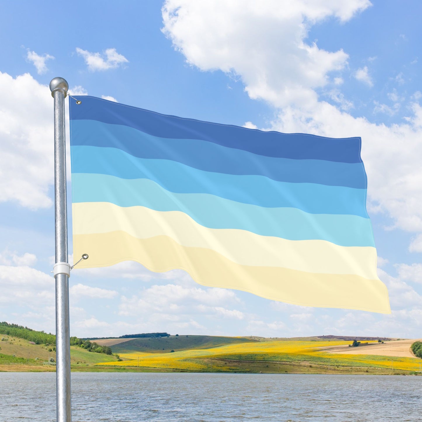 Uranic Double-Sided Pride Flag with Grommets
