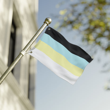 Requiesromantic 4-Stripe Pride Flag with Grommets