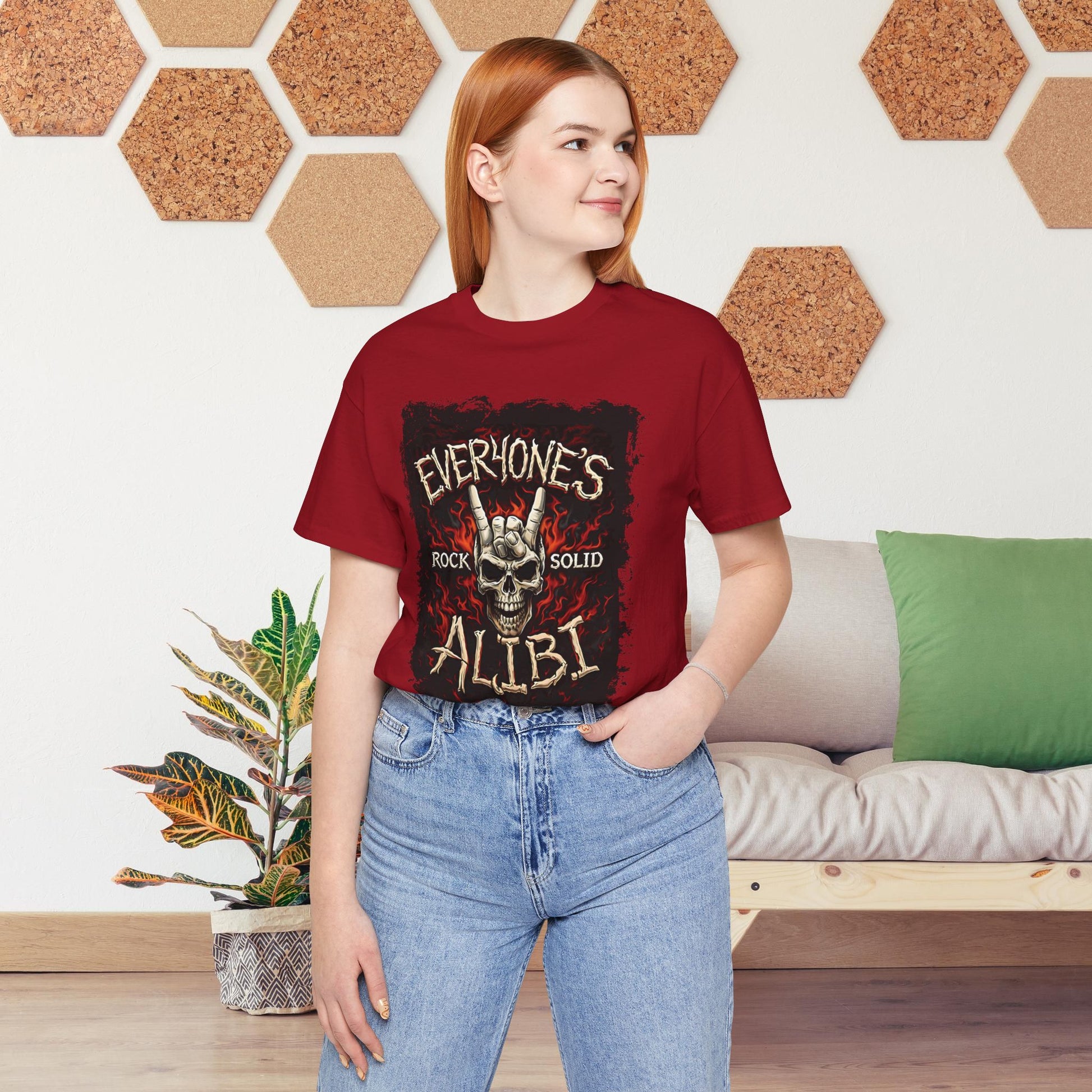 Everyone's Alibi Skull Hand T-Shirt