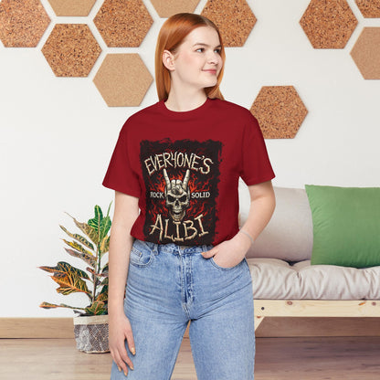 Everyone's Alibi Skull Hand T-Shirt