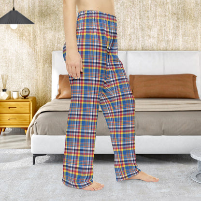 Women’s Blue, Red & Yellow Ohio Plaid Pajama Pants