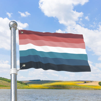 Nebularomantic Double-Sided Pride Flag with Grommets