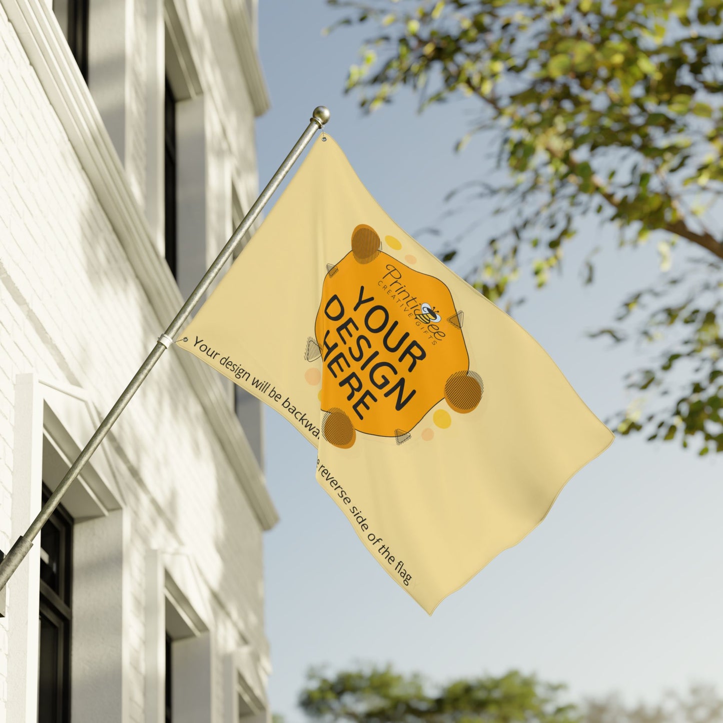 36'' × 60'' Personalized Double-Sided Custom Flag with Grommets