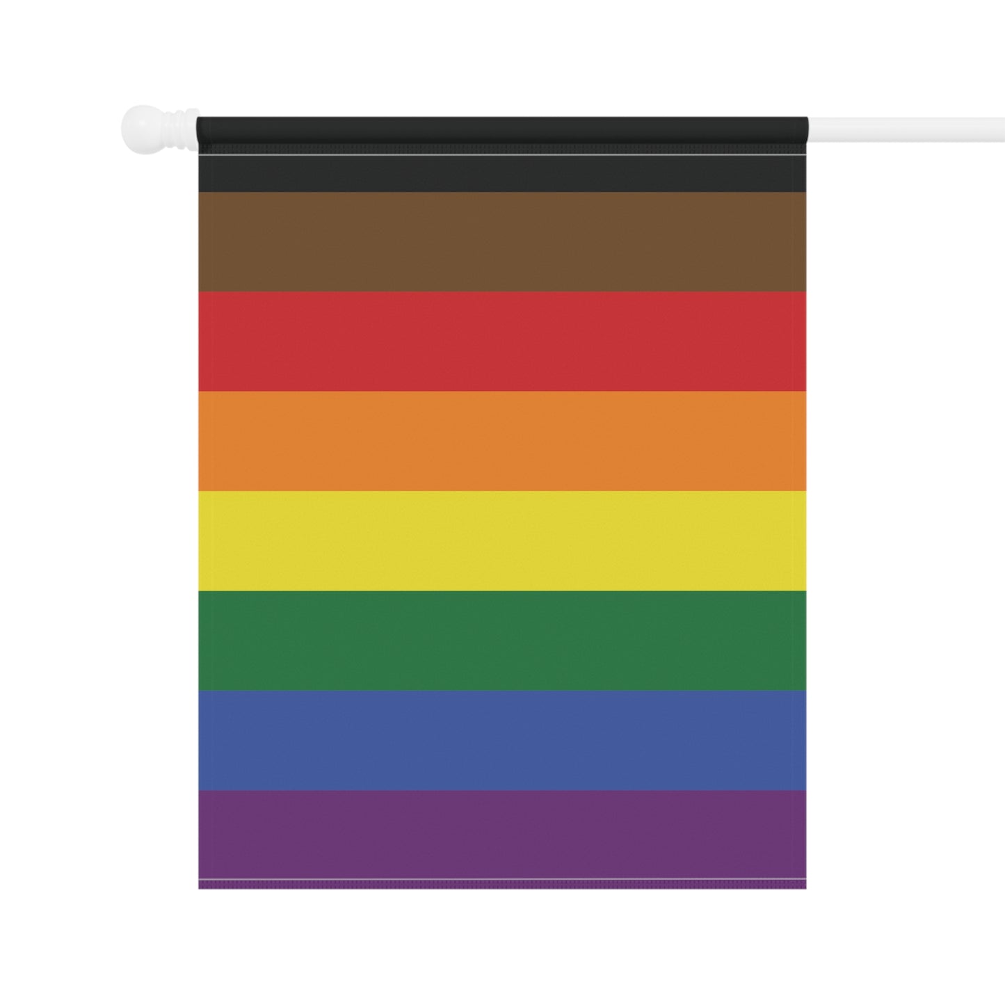 24.5'' × 32'' PoC Rainbow Pride Garden Flag Banner