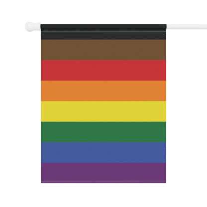 24.5'' × 32'' PoC Rainbow Pride Garden Flag Banner