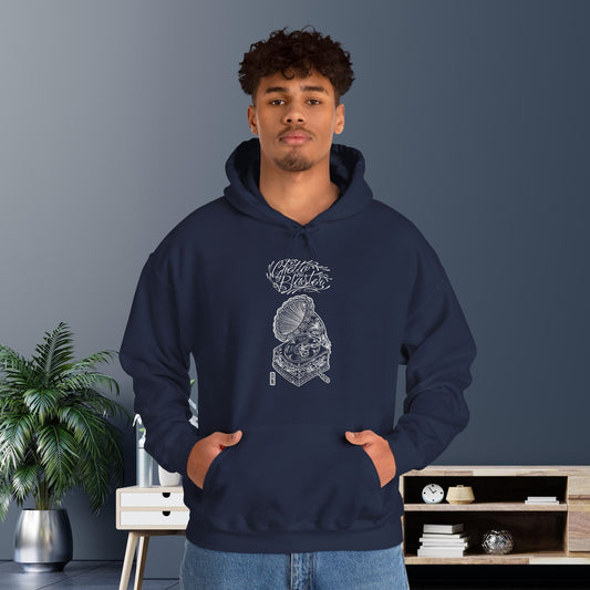 Ghetto Blaster, Sweat à capuche dessin au trait