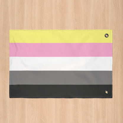 Queerplatonic Double-Sided Pride Flag with Grommets