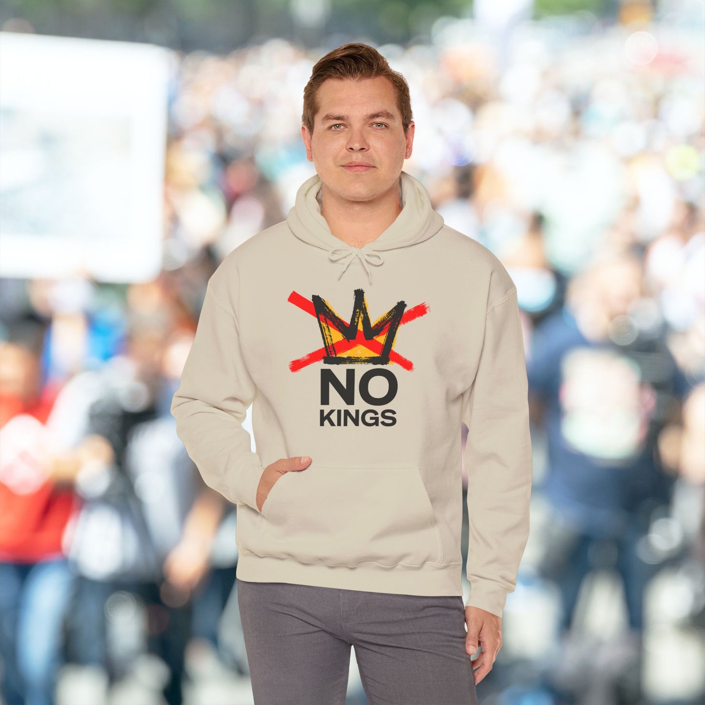 No Kings Protest Hoodie
