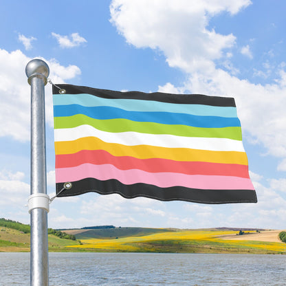 Queer Pride Flag with Grommets